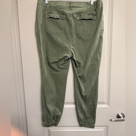 Olive Green Utility Pants - Picture 2 of 4